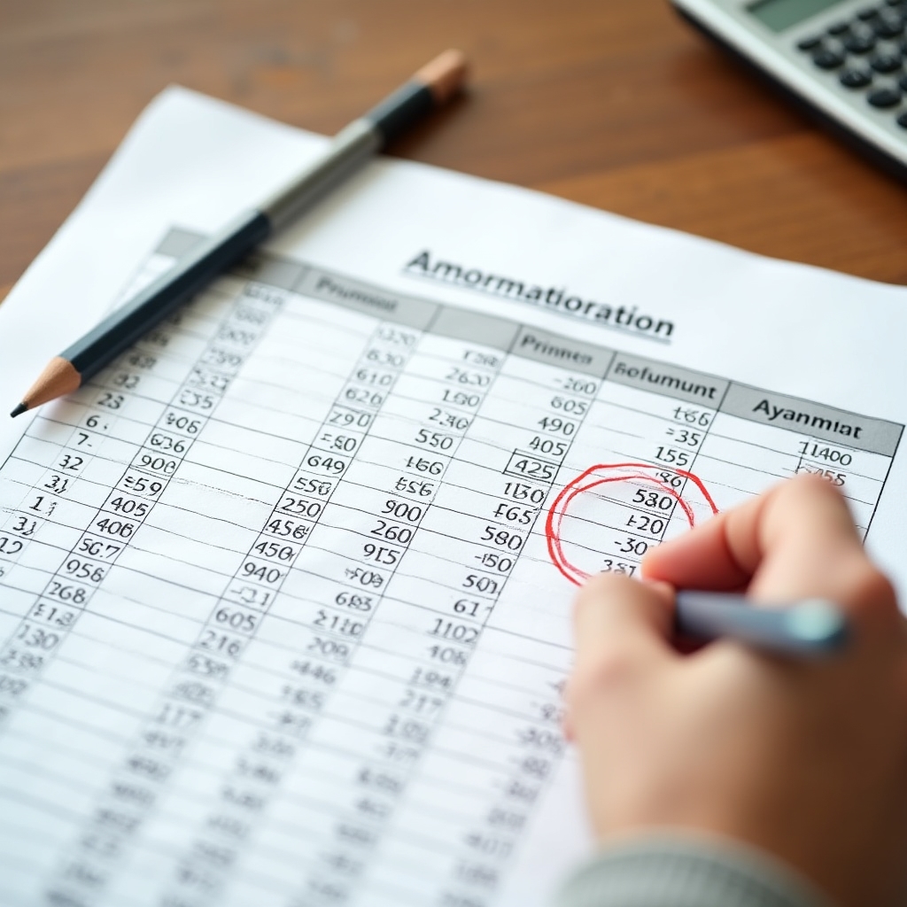 Analisi dettagliata di un piano di ammortamento su foglio di calcolo